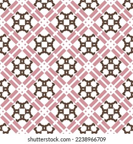 Abstract geometric pattern. A seamless background, vintage texture.