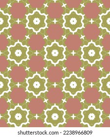 Abstract geometric pattern. A seamless background, vintage texture.