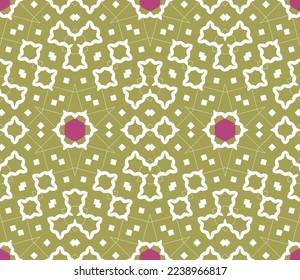 Abstract geometric pattern. A seamless background, vintage texture.