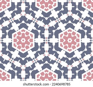 Abstract geometric pattern. A seamless background, vintage texture.