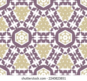 Abstract geometric pattern. A seamless background, vintage texture.