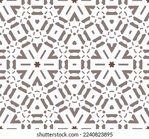 Abstract geometric pattern. A seamless background, vintage texture.