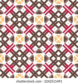 Abstract geometric pattern. A seamless background, vintage texture.