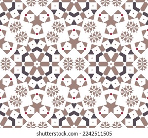 Abstract geometric pattern. A seamless background, vintage texture.