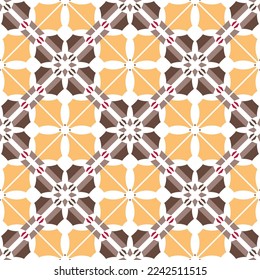 Abstract geometric pattern. A seamless background, vintage texture.