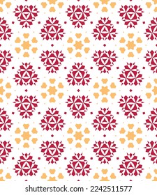 Abstract geometric pattern. A seamless background, vintage texture.