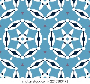 Abstract geometric pattern. A seamless background, vintage texture.
