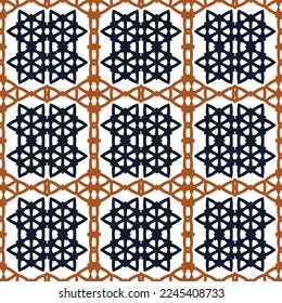 Abstract geometric pattern. A seamless background, vintage texture.