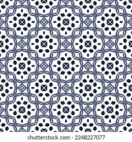 Abstract geometric pattern. A seamless background, vintage texture.