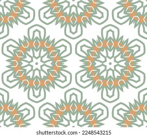 Abstract geometric pattern. A seamless background, vintage texture.