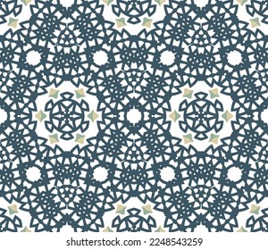 Abstract geometric pattern. A seamless background, vintage texture.