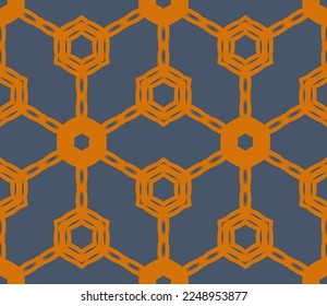 Abstract geometric pattern. A seamless background, vintage texture.