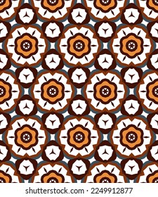 Abstract geometric pattern. A seamless background, vintage texture.