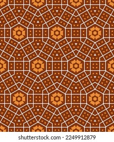 Abstract geometric pattern. A seamless background, vintage texture.