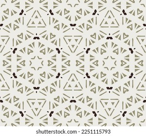 Abstract geometric pattern. A seamless background, vintage texture.