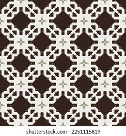 Abstract geometric pattern. A seamless background, vintage texture.