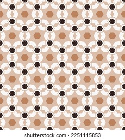 Abstract geometric pattern. A seamless background, vintage texture.