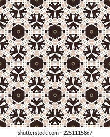 Abstract geometric pattern. A seamless background, vintage texture.