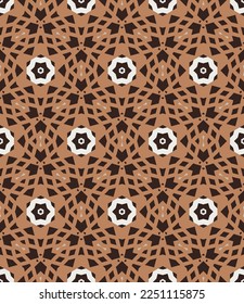Abstract geometric pattern. A seamless background, vintage texture.