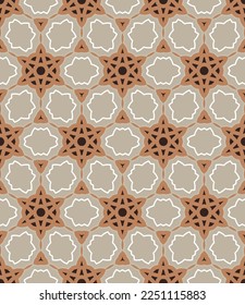 Abstract geometric pattern. A seamless background, vintage texture.