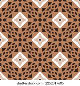 Abstract geometric pattern. A seamless background, vintage texture.