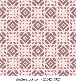 Abstract geometric pattern. A seamless background, vintage texture.