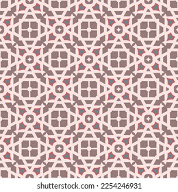 Abstract geometric pattern. A seamless background, vintage texture.
