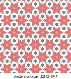 Abstract geometric pattern. A seamless background, vintage texture.