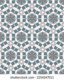 Abstract geometric pattern. A seamless background, vintage texture.