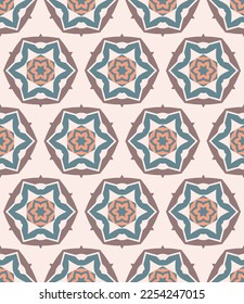 Abstract geometric pattern. A seamless background, vintage texture.