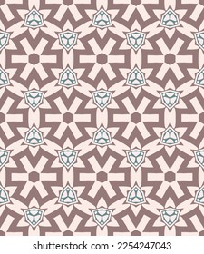 Abstract geometric pattern. A seamless background, vintage texture.