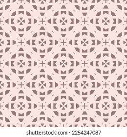 Abstract geometric pattern. A seamless background, vintage texture.