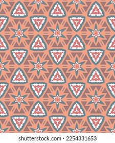 Abstract geometric pattern. A seamless background, vintage texture.