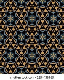 Abstract geometric pattern. A seamless background, vintage texture.