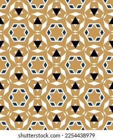 Abstract geometric pattern. A seamless background, vintage texture.