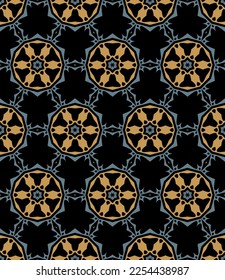 Abstract geometric pattern. A seamless background, vintage texture.