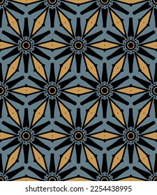 Abstract geometric pattern. A seamless background, vintage texture.