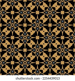 Abstract geometric pattern. A seamless background, vintage texture.