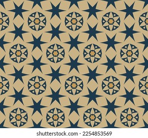 Abstract geometric pattern. A seamless background, vintage texture.