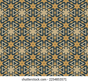 Abstract geometric pattern. A seamless background, vintage texture.