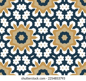 Abstract geometric pattern. A seamless background, vintage texture.
