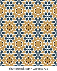 Abstract geometric pattern. A seamless background, vintage texture.