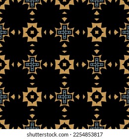 Abstract geometric pattern. A seamless background, vintage texture.