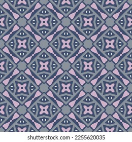 Abstract geometric pattern. A seamless background, vintage texture.