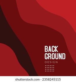 Abstract geometric pattern seamless background with brown and Red colour palette