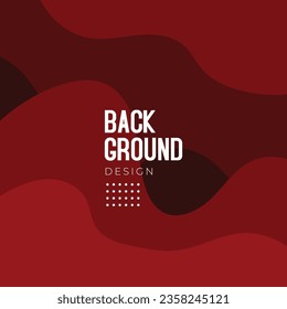 Abstract geometric pattern seamless background with brown and Red colour palette