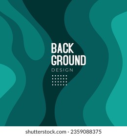 Abstract geometric pattern seamless background with Green colour palette