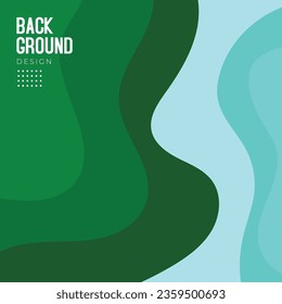 Abstract geometric pattern seamless background with Green colour palette