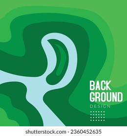 Abstract geometric pattern seamless background with Green colour palette