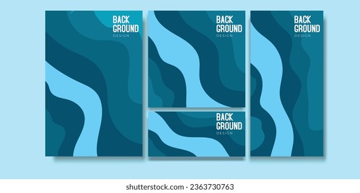 Abstract geometric pattern seamless background with Blue colour palette